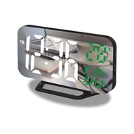 Digital Clock LED Electronic Clock Display Factory Alarm Clock Multifunctional Ultra-Thin Belt USB  