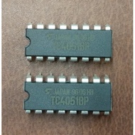 3PCS TC4051BP DIP-16 In-Line CD4051 4051 Brand New Original