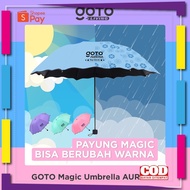 [PREMIUM Original] Goto Aurora Unique Cute 3D Motif Magic Umbrella Folding Umbrella Anti UV