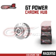 GT POWER HUB SET RAIDER150 / RAIDER150 FI WITH BEARINGS & SPACER（ DRUM BRAKES AND DISC BRAKES ）