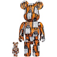 Medicom Toys Bearbrick Monkey Sign 400%+100%