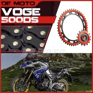 FOR VOGE 500DS 525DS Silent chainring 500AC 525AC Oil seal chain DS525X Gear chain Modification acce