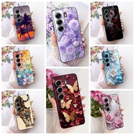 Tecno Camon 40 Pro 4G Case Cover Cute Cat Fashion Butterfly Cool Painted Casing Tecno CM6