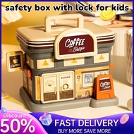 TEMI Electronic Piggy Bank ATM Password Money Box Cash Coins Saving Box ATM Bank Safe Box Automatic