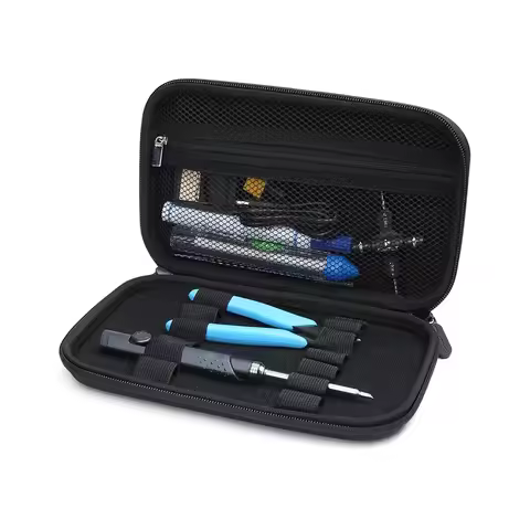 iFlight Tool Storage Bag W/ FPV Soldering Iron Kit Wrench/Iron/Soldering Pen/Tin Wire/ Tweezers/Cutt