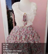 dress liz lisa flowery