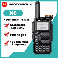 Motorola Walkie talkie long range X8 two way radio 20KM high-capacity 5500mAh Type-c High-Power 10W 