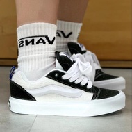 Vans Knu-Skool Tokyo ญี่ปุ่นจํากัดสีเขียวและสีขาวข้าวบอลขนมปังรองเท้าสําหรับผู้ชายและผู้หญิงสไตล์เดียวกันรองเท้าสเก็ตบอร์ดลําลอง