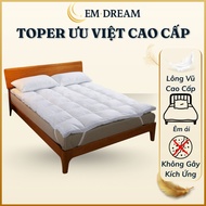 Superior Feather Mattress Topper EmDream Topper Luxury 5-Star Hotel Standard Mattress 1m6x2m Thick 1