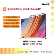 Xiaomi TV Max 86" | Redmi Max 85" Smart LED 4K Android TV 144Hz UHD HDR High Resolution Redmi 86-inc
