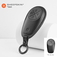 Fashion sheepskin Car Remote Key Case Cover For Nio ET5 2022 2023 2024 Weilai NIO ES6 ES8 EC6 ET7 Au