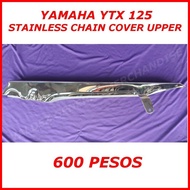 ◧ ☽ Automobile external accessories YAMAHA YTX 125 Chain Cover Upper Stainless