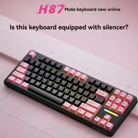Ausdom H87 Mechanical Keyboard Wired Tri-mode Hot Swap GASKET RGB Custom 87% Allocation Mechanical K