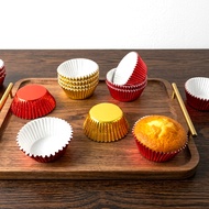100pcs 3oz Cupcake Liner Metallic Foil Cupcake Liners Paper Baking Muffin Liner