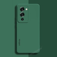 Solid Color Soft Camera Case Infinix Note 12 VIP G96 G88 11 Casing Original Liquid Silicone Cover