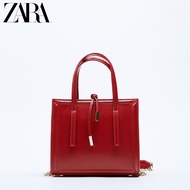 ZARA กระเป๋าสะพายข้างผู้หญิงรุ่นใหม่ mini city กระเป๋าสะพายข้าง Messenge beige