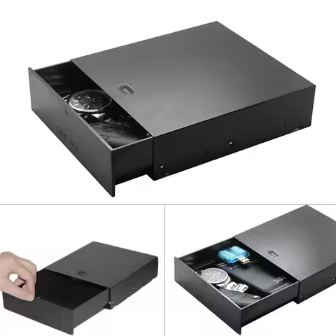 Black Desktop Computer ATX/MATX Hard Drive Mobile Blank Rack Drawer Tray Devices Storage for Case (5