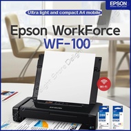 EPSON WF-100 Work Force Wi-Fi Wireless Portable Mobile Printer