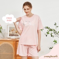 Young Hearts Young Curves French Terry Casualwear Believe In Yourself Casual Set C01-S01243