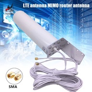 Router Antenna Duals SMA Male 3G 4G LTE Outdoor Fixed Bracket Wall Mount Signal Booster Antenna