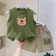 Children's Handsome Suit Boys Clothes Vest 2025 Cool Handsome Baby Sleeveless Boy Clothes Shorts 8.2