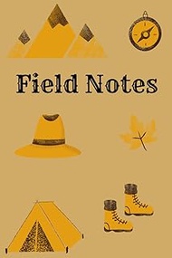 Field Notes: Outdoor Adventure Style Blank Lined Notebook