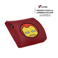 TTRacing XL Iron Man Memory Foam Lumbar Pillow หมอนรองเอว หมอนรองหลัง เมมโมรี่โฟม นุ่มที่สุด Cooltec