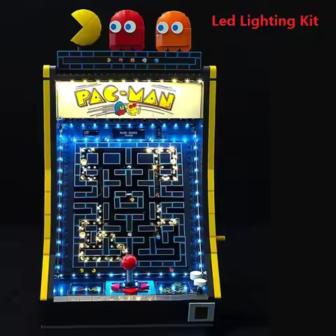 IN StockCreative LED Light Set Compatible Lego 10323 TPac Man Arcade Machine Building Block Toys Dec