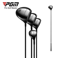 PGM Golf men right handed golf driver fairway wood 1 3 5 hybrid clubs set in glossy black color