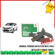PERODUA MYVI/LAGI BEST/AXIA/BEZZA REAR BRAKE SHOES 04495-73R02 PKC