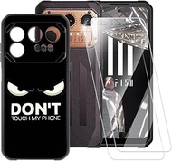 ESACMOT Don't Touch Pattern Case Compatible with IIIF150 Raptor LTD + [2 Pack] Screen Protector Temp