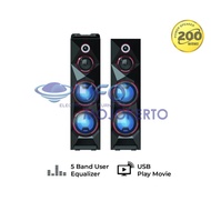 Paling Rame Bluetooth Speaker Polytron Aktif Karaoke 8 Inch Pas8C28