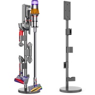 Lasvea Vacuum Stand for Dyson Vacuum CleanerMetal Storage Bracket Organizer for Dyson V15 V12 V11 V10 Digital V8 V7 Cordless Vacuum CleanerDocking Station Holder with 4 Adjustable Clips for 9 AccessoriesAttachment