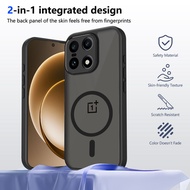Frosted Magnetic Case For Oneplus 15 15R Phone Casing 1+15 One Plus 15r Wireless Charge Cover