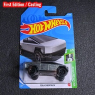 Hot Wheels Tesla Cybertruck 2021 First Edition Model Collections Silver Kereta cyber truck Car Model