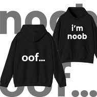 เสื้อฮู้ด Im Noob ใส่แล้วไม่มี Noob Cotton เสื้อฮู้ดแขนยาวผู้ชาย M-3xl