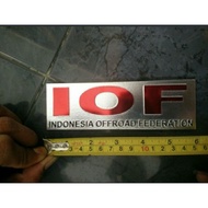 emblem mobil iof.logo iof.lambang iof. sticker iof mobil Offroad