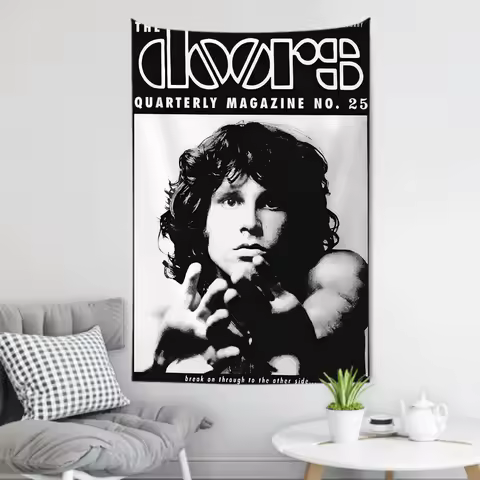 Singer Rock Jim Tapestry Room Decor M-morrisons Wall Cloth Party Hanging Background Room Decor Baby 