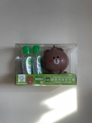 全新 Line Friends 滴露搓手液 Brown 唇印限定