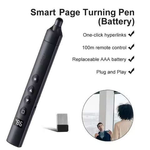 2.4Ghz Wireless Presenter Remote Controller PPT Page Turner USB Pointer Infrared Presenter Pen for P