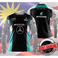 🇲🇾 MADE IN MALAYSIA - Baju Mercedes Benz F1 Malaysia (Short/LongSleeve)
