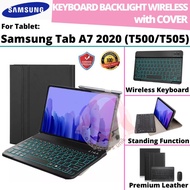 Samsung Tab A7 / A9 / S11 / Tab S9FE Plus / S7FE - Keyboard Backlit Backlight Wireless Keyboard Blue