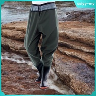 [AsiyyMY] Fishing Waders, Fishing Pants with Non-Slip Boots, Waist Waders, Waders for Hiking, Farmin