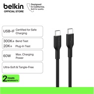 Belkin USB-C to USB-C Cable 60W, 3.3ft/1m