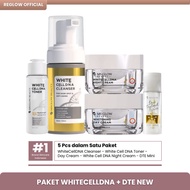 ORIGINAL Ms Glow WhiteCellDNA WCD New Package + DTE Mini Skincare Glowing Face Brightening Package f