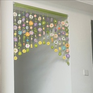 DIY Homemade Dopamine Rainbow Wool Door Curtain Knitting Material Package Crochet Crochet Cute Furni