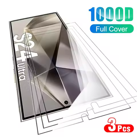 3PCS Protective Glass Case For Samsung Galaxy S24 Ultra Samung S26 S25 S 24 24Ultra S24Ultra S26 Ult