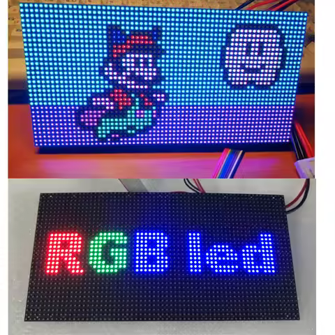 High Quality P4 32x64 LED Panel Indoor LED Dot Matrix Module High Brightness P4P2P3P5P6P7.62P8P10P12