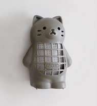 日本熱銷款可掛式驅蟲網 60日 立體小貓灰色 防蚊片/內戶外皆可使用/驅蚊效果棒/不用電/不用電池