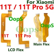 For Xiaomi 11T / 11T Pro 5G Motherboard Main Board + LCD Display Connector Flex Cable